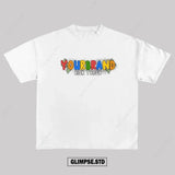 Skatecore Streetwear Tee – Tag Font Graphic with Flame Accent