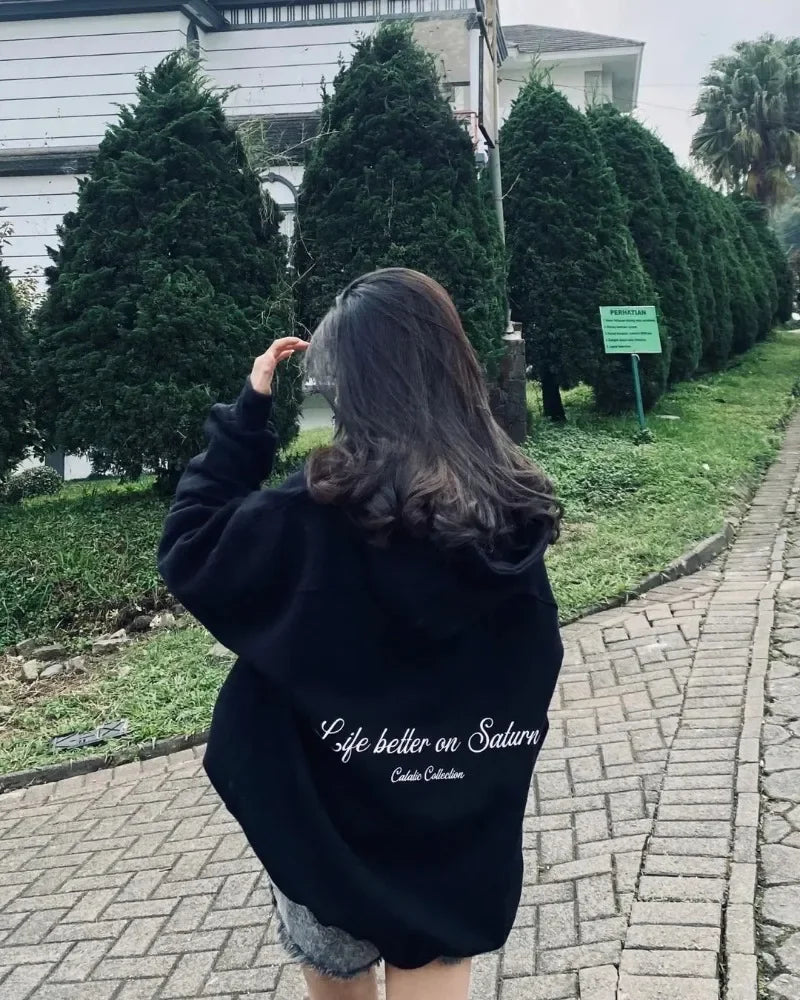 European And American Street Casual Style Oversized Pullover Hoodie Y2