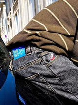 hot sell big boy embroidery men y2k basketball skate men 2024 new in harajuku denim shorts streetwear baggy jeans men clothing unique jeans style 4819