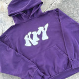 y2k goth trend letter print oversized pullover men's 2024 streetwear casual Harajuku loose versatile sweatshirt hoodie top