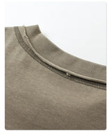 Skatercore Chrome logo – 2024 Summer New Washed Oversized Tshirt Worn Out Retro Distr
