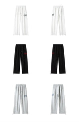 american fashion letter hip hop wide leg pants mens y2k streetwear baggy straight pantalones hombre new gym sports trousers unique default style 526