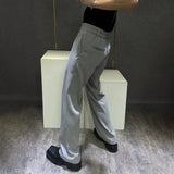 mens trousers simple business light casual pants autumn british style all match comfortable straight pants mens clothing 2024 menswear bottoms