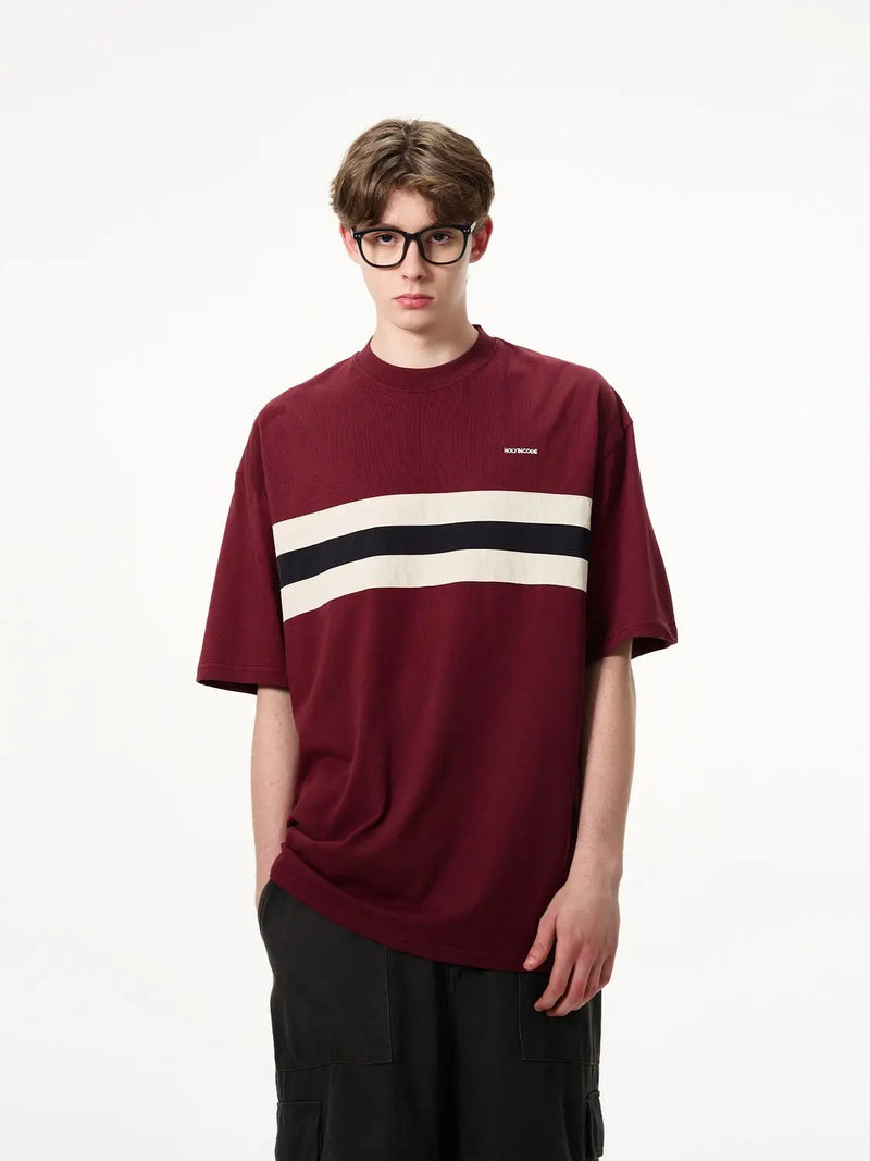 American summer street fashion men and women personalized letter print round neck short sleeved couple Harajuku loose casual top