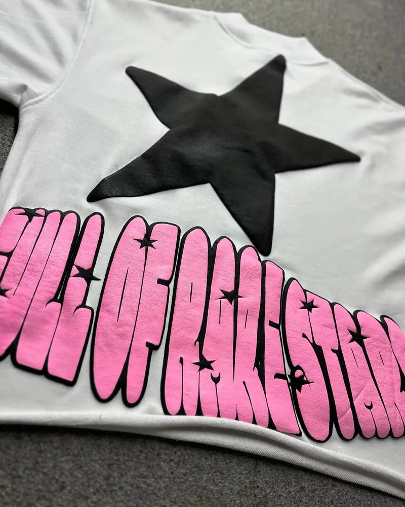 Gothic Tribal flame – Harajuku All Cotton Oversized T Shirt Women Clothes Men Clot