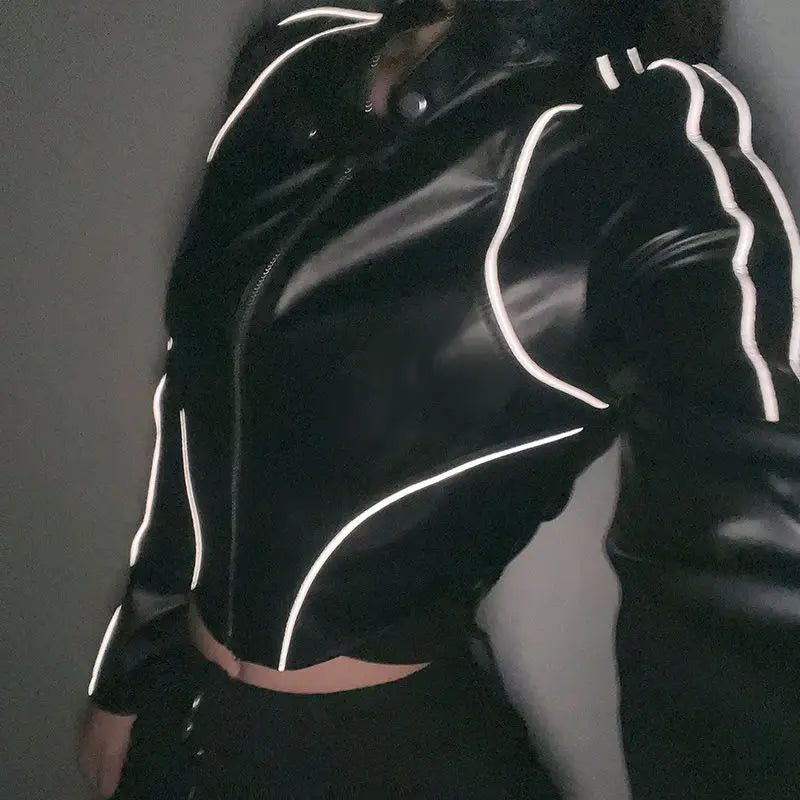 Fleece windbreaker vintage high fashion oversized bomber