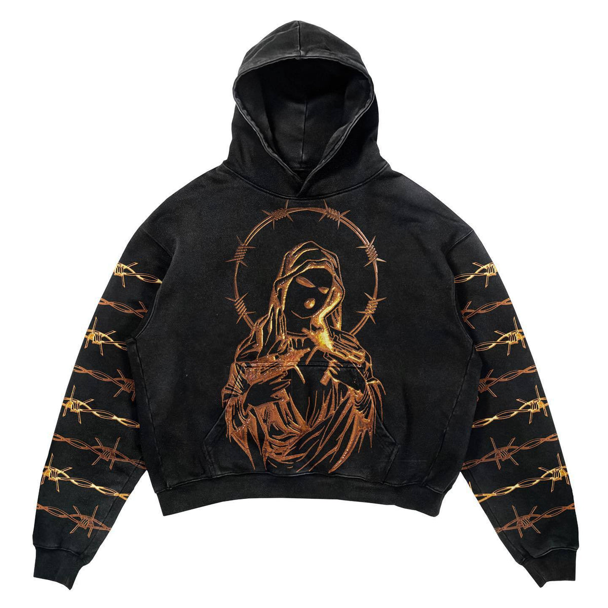 "Golden Son" Graphic Unisex Streetwear Women Men Y2K Hoodie