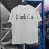 Glitchcore Fashion – High Quality Ih Nom Uh Nit T Shirt Masked Men Letter Printin – Urban Streetwear for Men & Women