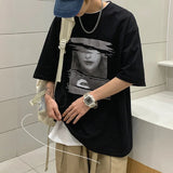 Cyberpunk Oversized shirt – Beautiful Women Graphic Print T Shirts Mens Creativity Cotto