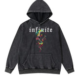 rainbowtouches cotton hoodies men high street graphic skull print anime hoodie oversized hip hop trend coat unisex essentials high quality cotton pullover, Y2K vintage urban hoodie, trendy hip hop style outerwear