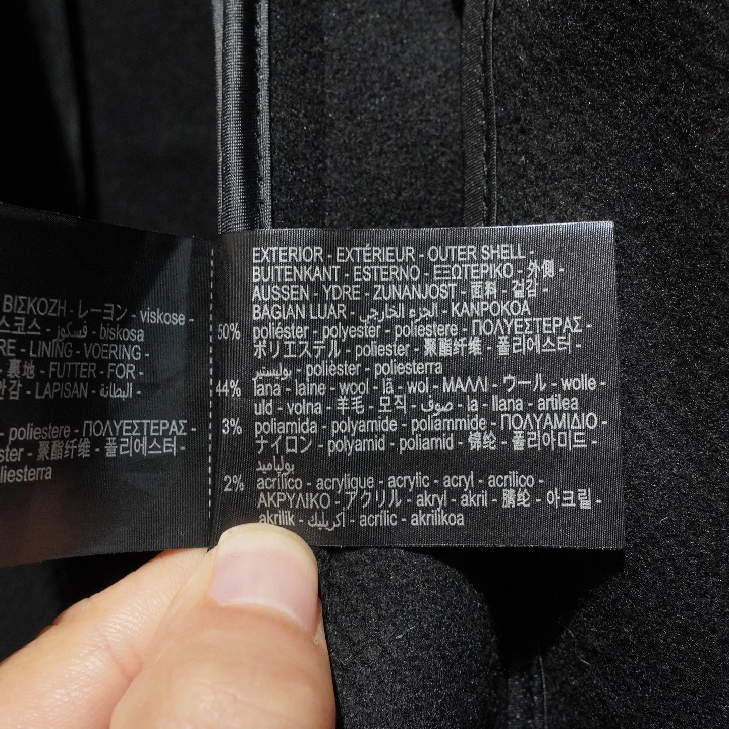 European and American men's medium and long 40% wool woolen gray suit
