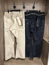 high new luxury men prefab twisted 8 pockets rope adjust waist ink comfortable cotton parkour sweat casual pants sweatpants 708 unique joggers style 1473
