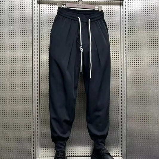 mens harem joggers pants male cargo pants streetwear black hip hop casual pockets sweatpants oversized 2024 fashion trousers unique joggers style 1742