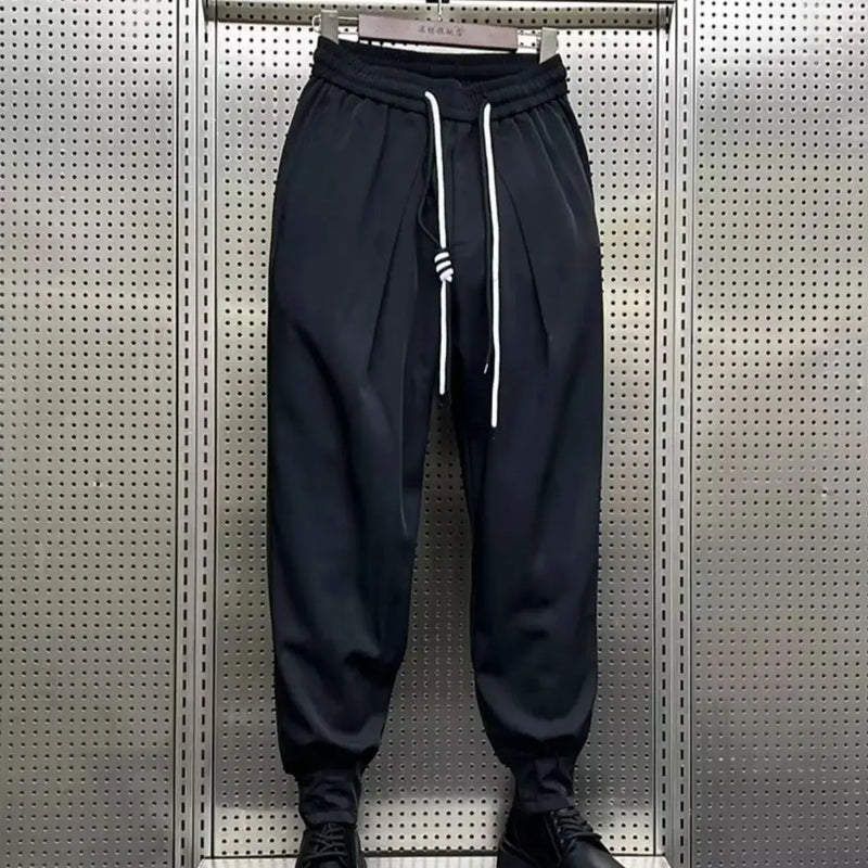 mens harem joggers pants male cargo pants streetwear black hip hop casual pockets sweatpants oversized 2024 fashion trousers unique joggers style 1742