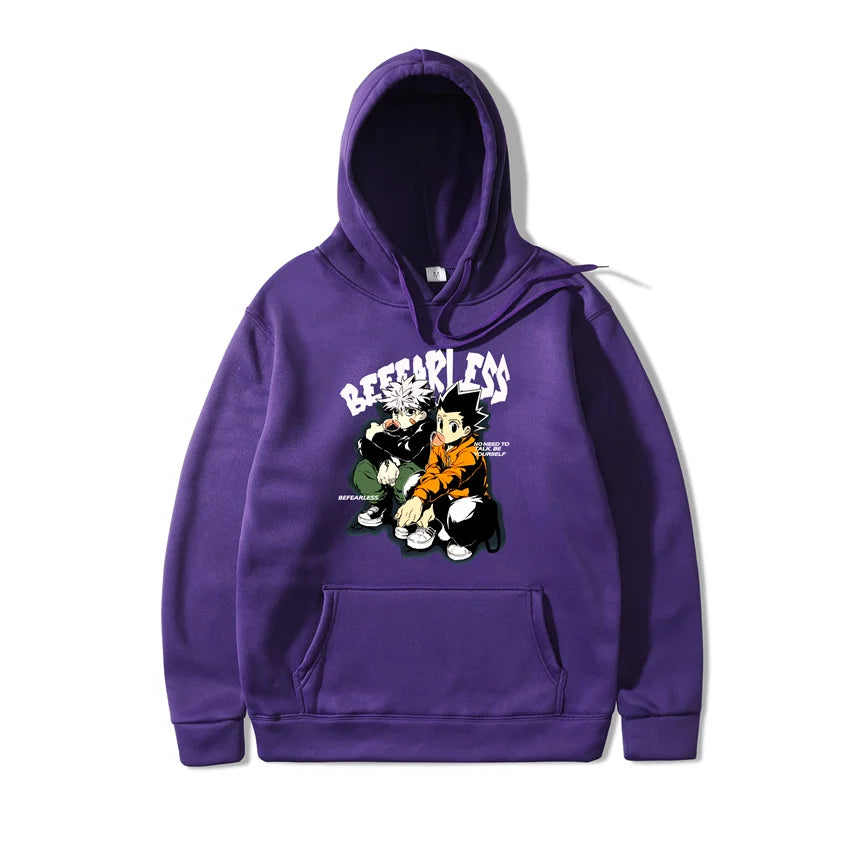 2022 Mens Streetwear Hoodie Hip Hop Sweatshirt Japanese Anime Cartoon