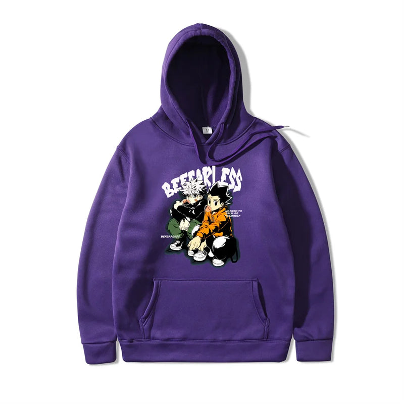 2022 Mens Streetwear Hoodie Hip Hop Sweatshirt Japanese Anime Cartoon