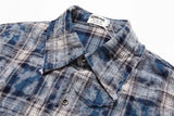 Trapwear Broken heart – Vintage Plaid Shirt 2024 Tie Dyed Tassel T Shirt Long Sleeve