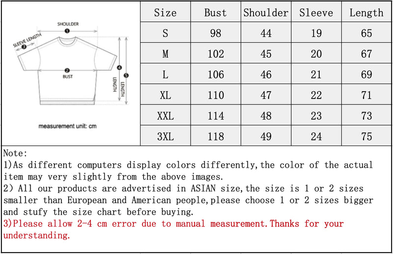 Anime Aesthetic piece – Anime Women Printed T Shirt Hip Hop Streetwear Mens Oversize