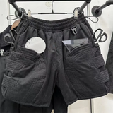 Whoisjacow High Quality 1:1 Men's Workwear hollowed out layered functional sports shorts