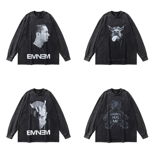 Sadcore Broken heart – Frog Drif Eminem Streetwear Vintage Clothing Casual Loose Re