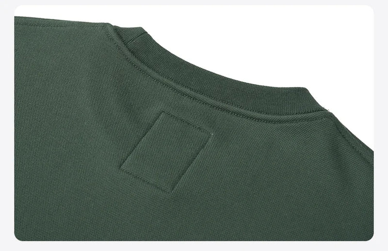 2024 New Autumn And Winter Blue Warm Fleece Fabric Sweatshirt Trendy M