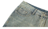 streetwear mens zipper jeans solid color patchwork straight jeans summer casual hip hop denim pants high street loose trousers unique jeans style 3507