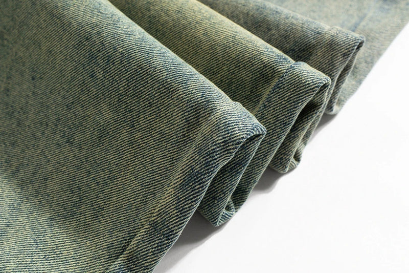 men vintage jeans distressed retro loose straight denim pants 2024 man ro style jeans trousers unique jeans style 720