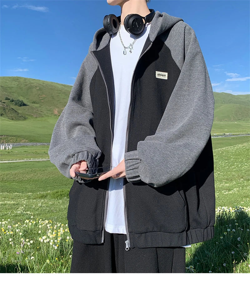 Urban skate hoodie with vintage skater aesthetic