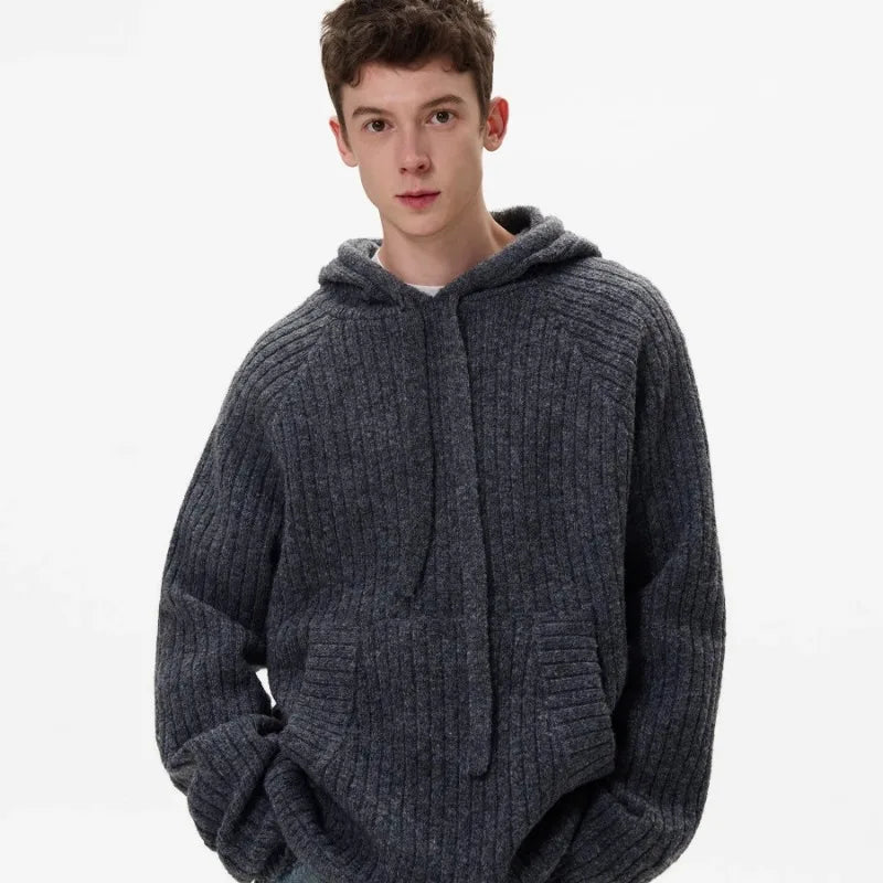 bold graphic pullover, layered streetwear look, soft knit pullover with flame design, y2k fashion statement
