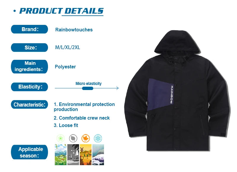 High fashion streetwear hooded windbreaker quilted parka