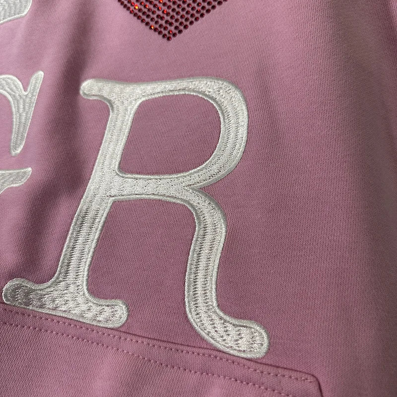 New Luxury 2023 From Rhinestones Pullover Hoodies Hoody Hooded Sweatsh