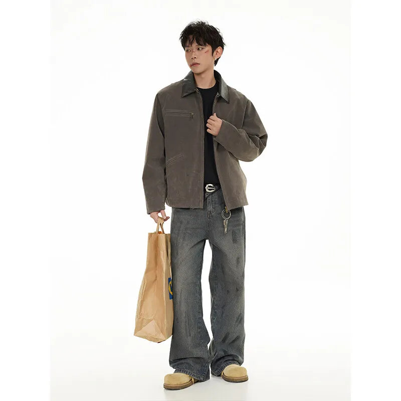 grunge oversized coat, photo-ready design, men's streetwear fashion, trendy oversized fit, urban techwear design, modern hip 