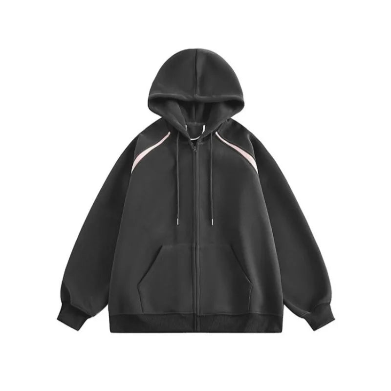 Heavy Weight American Hoodie Mens Spring Autumn 2024 Color Blocking Lo