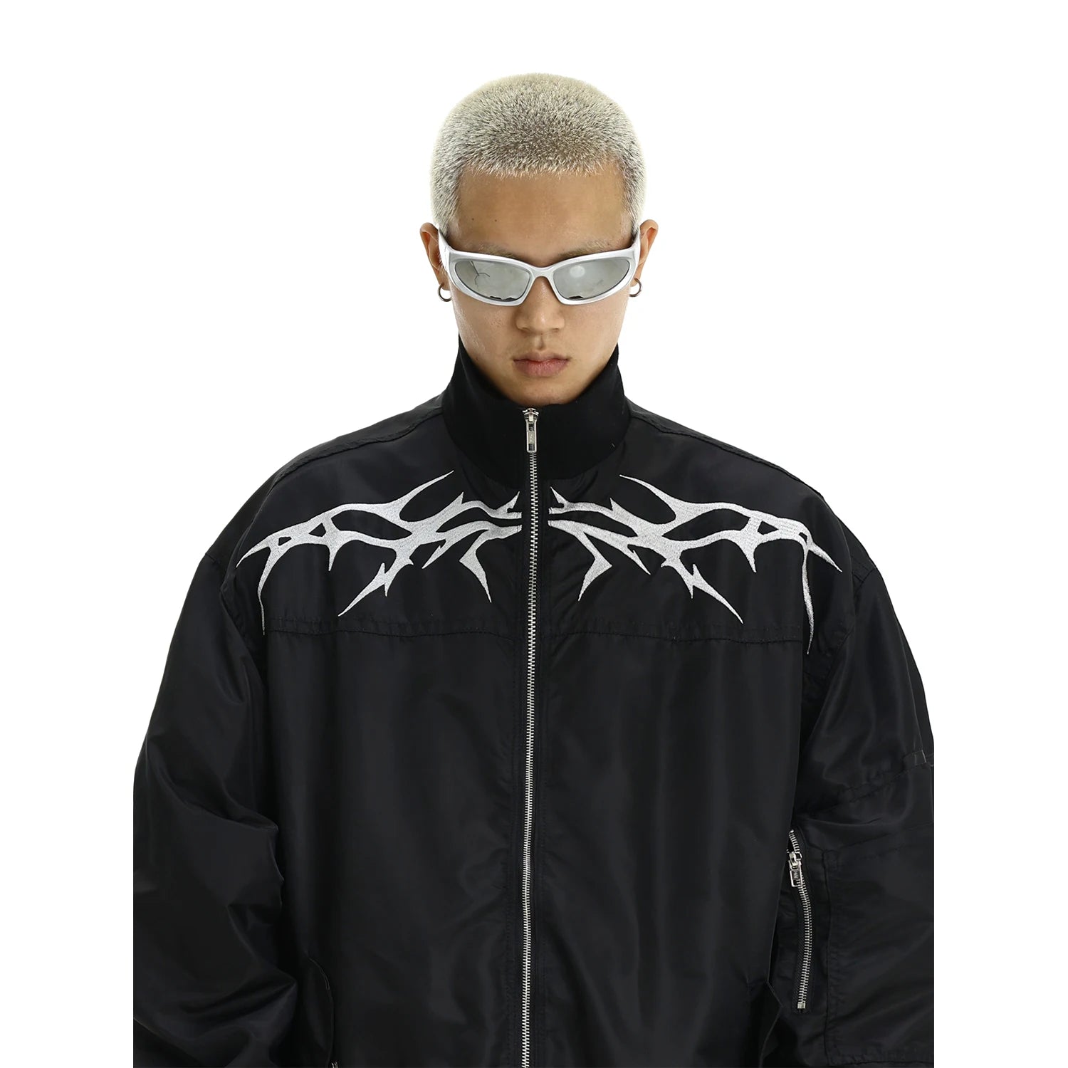 mens jacket winter warm parkas streetwear casual bomber zipper jackets hip hop fashion embroidery loose baseball coats nan ph - variant style 303bee for streetwear fashion