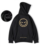 Autumn Smile Print Graphic Hoodies Harajuku Fashion Casual Cool