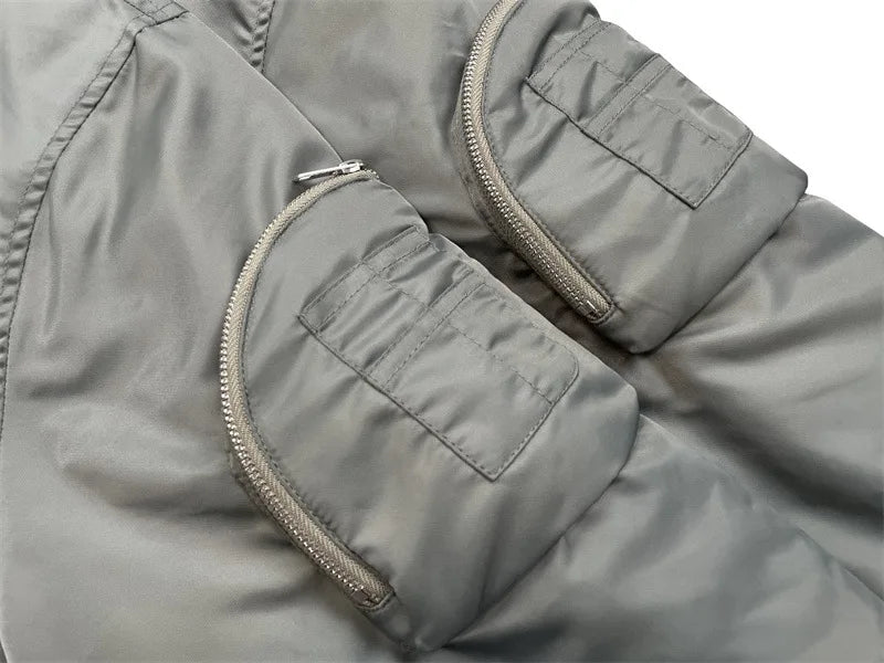 oversized fit featuring new 2023 men rib sleeve fashion high couple baseball coats jackets abstract coat motor pilot winter warm 438 design – premium quality jacket for men