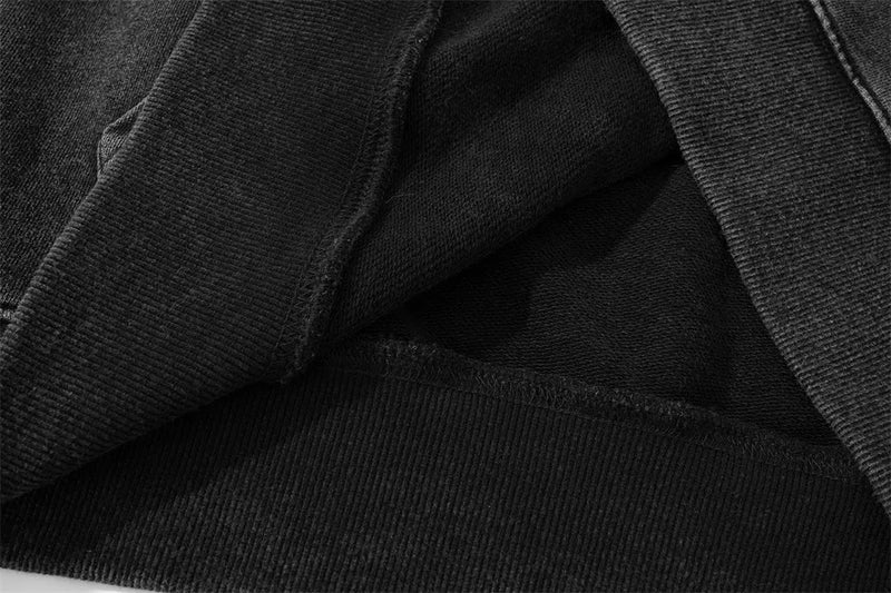 glitchcore aesthetic drop featuring rainbowtouches washed mens new hoodie vintage unisex original design high street graphic fashion loose mens hoodies