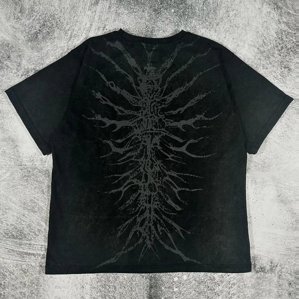 Y2k Vintage print – American Fashion Trend Vintage Cotton T Shirts Men Women Y2K