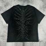 Y2k Vintage print – American Fashion Trend Vintage Cotton T Shirts Men Women Y2K