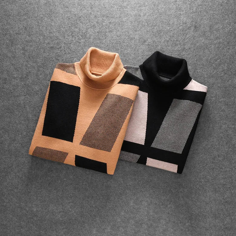 leather varsity streetwear knit with bold stitching, fall/winter pullover for urban outfits, men’s streetwear clothing piece 