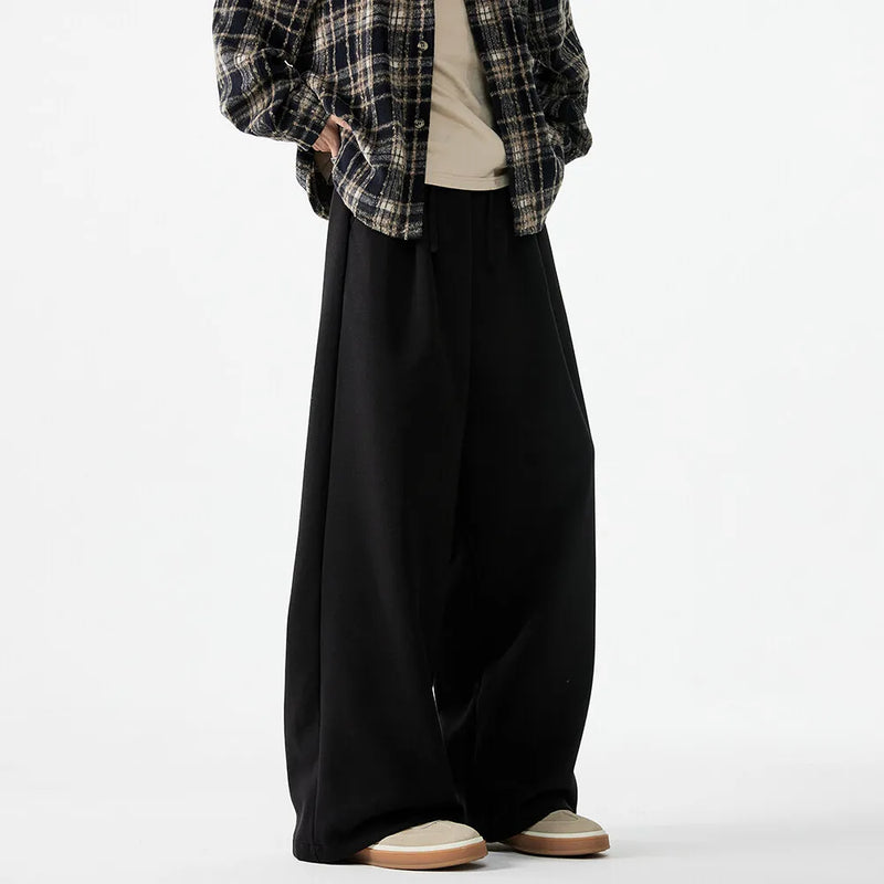 men women loose casual streetwear fashion wide leg sport pants jogger sweatpants hip hop trousers baggy pants sporty tapered joggers