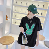 Gothic Aesthetic print tee – New Luxury Sweet Girl Giraffe Diamonds Crystals T Shirts Kor