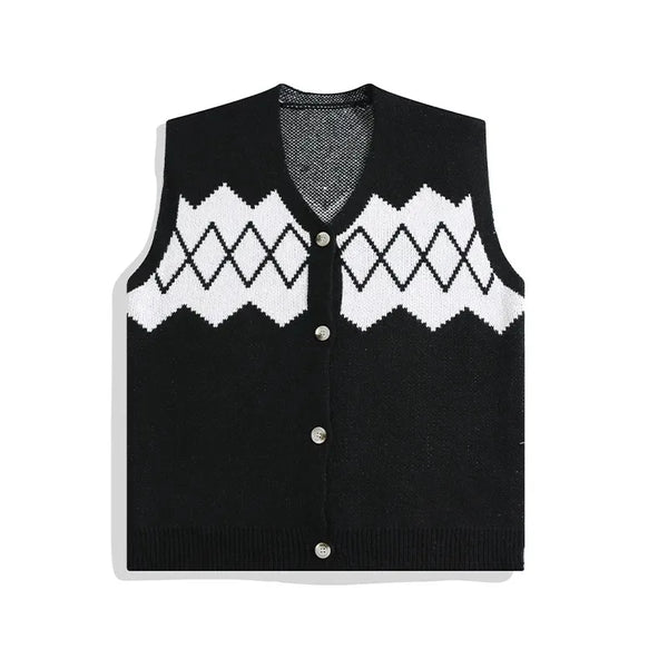 autumn japanese 3 piece set men women college knitted vest jogging pant long sleeve shirts vintage wide leg baggy casual suits unique default style 4943