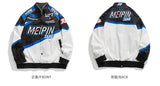 fashion racing style jacket coat mens letter embroidery loose coats unisex streetwear new casual motorcycle jackets outerwear - variant style c6bcf5 for streetwear fashion