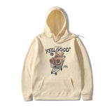 2022 Men Hip Hop Hoodie Sweatshirt Streetwear Bear Letter Shopping Car