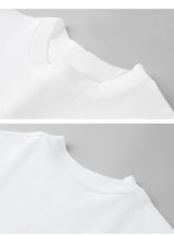 Y2k Anime panel – Heavy Cotton Clothes For Boys Short Sleeved Cotton Loose Clo