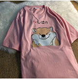 Gothic Graphic tee – Japanese New Summer Pure Cotton Cartoon Printed Short Sleeve