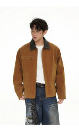 checkered varsity bomber, high-street look, men's streetwear fashion, trendy oversized fit, urban techwear design, modern hip
