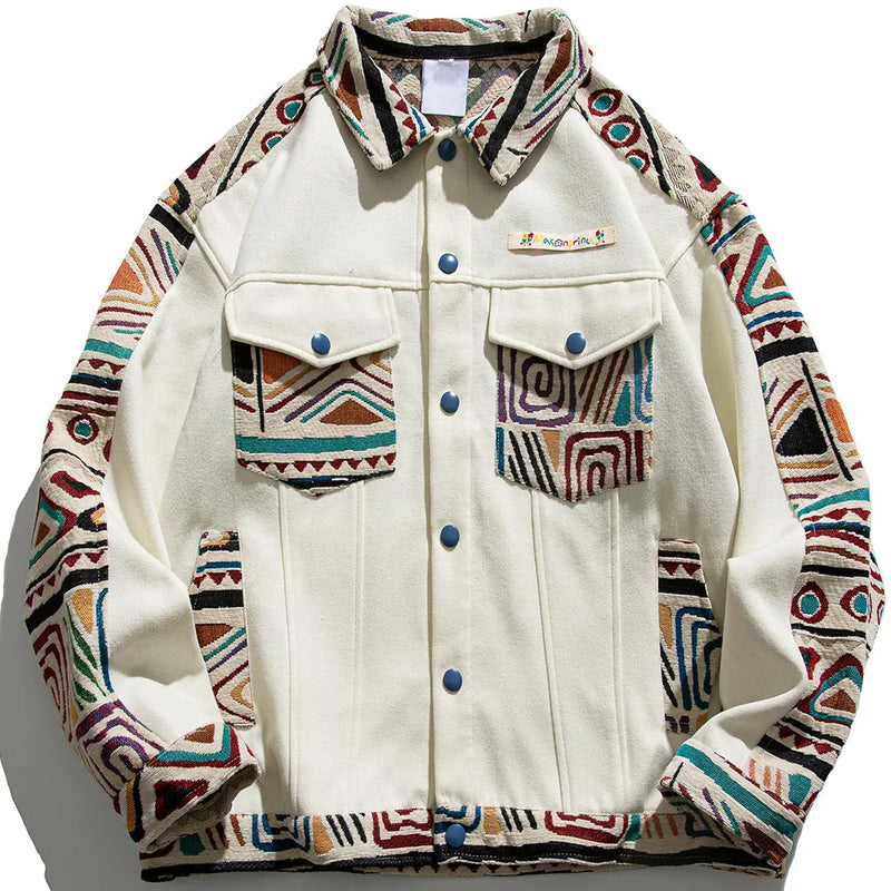 Bomber vintage urban quilted streetwear parka