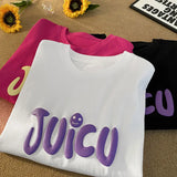 Y2k Melting smiley – Harajuku Street Foaming Printing T Shirt Men Round Neck Shor